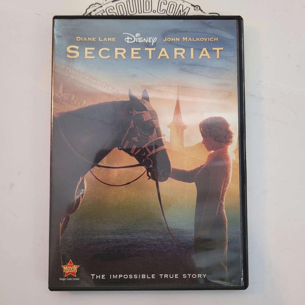 Disney Secretariat DVD Movie Diane Lane John Malkovich True Story Horse Racing